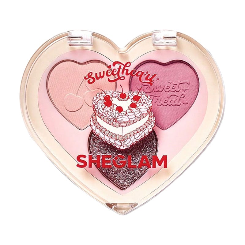 Тіні для повік Sheglam Berry Besties Eyeshadow Trio, Raspberry Tart, 3 г